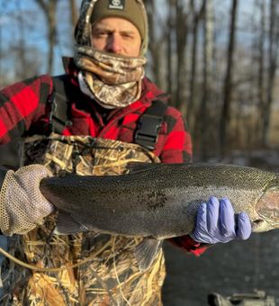 Catch of the day from the beautiful Salmon River!