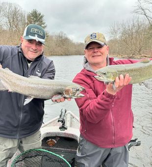 Thrills of fishing on the Salmon River!