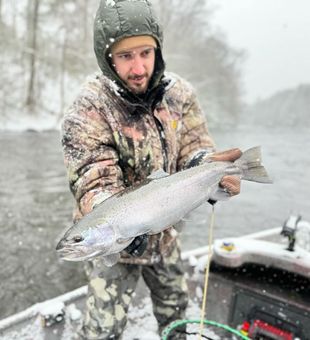 Caught a beauty on the Salmon River!