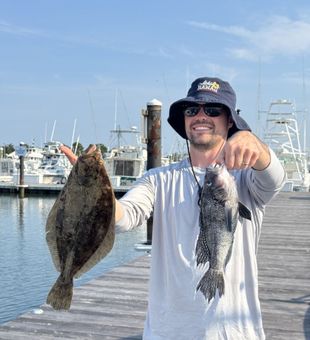 Solid flounder and seabass action today.