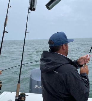 Jersey shore, rod in hand again