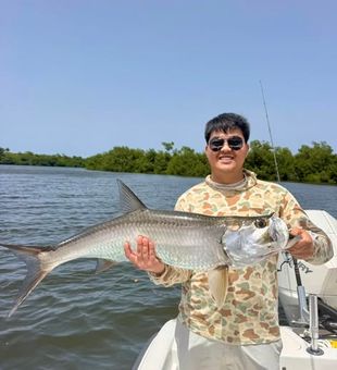 Trade an ordinary day on the water for an epic tarpon showdown in San Juan, Puerto Rico. Reserve your fishing trip and get ready for action.