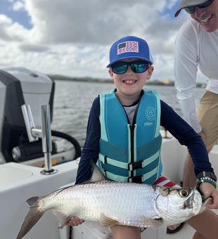 San Juan tarpon ready for release!