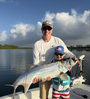 Silver king tarpon caught in San Juan waters!