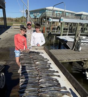 Young Anglers had an impressive stack today  - Myrtle Grove, LA.
