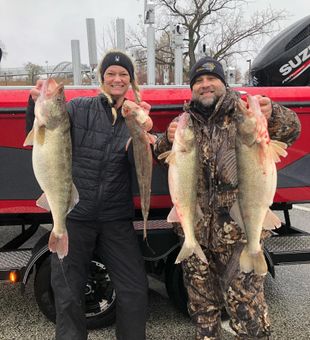 Lake Erie charter boats, Walleye frenzy begins