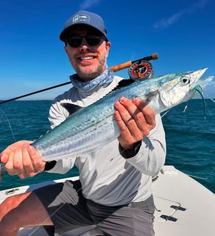 Islamorada cero mackerel on the fly rod!