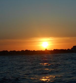 Sunset in Belmar New Jersey