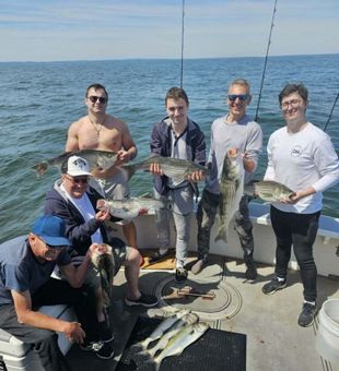 Fishing with skyline views.