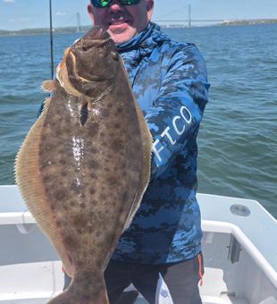 Nice California flounder from New York City waters!