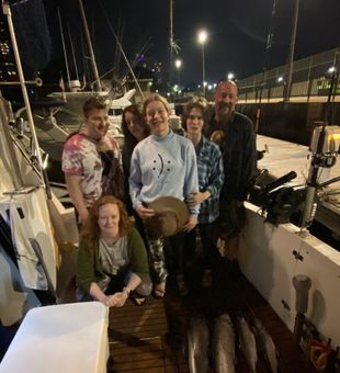 Just the boat, the lake, and good company.