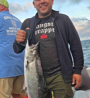 Lake Michigan giving us her best today.