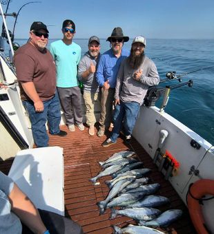 Loaded with Lake Michigan king salmon—unstoppable!