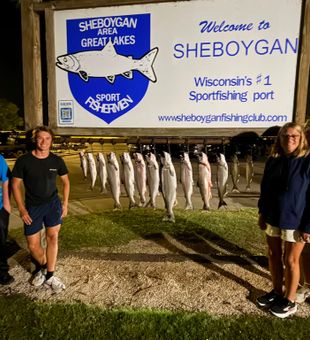 Great day of fishing in Sheboygan Wisconsin!