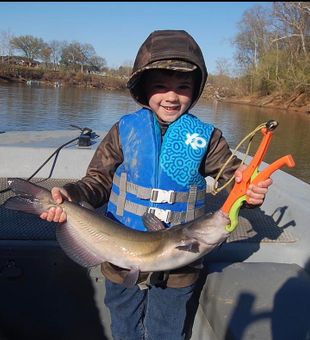 Casting lines and enjoying North Carolina views.