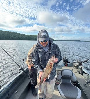 The thrill of landing a beautiful sea trout!