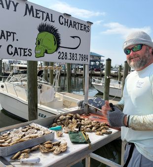 Fresh oysters ready for the taking in Biloxi!
