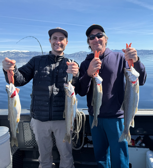 Great day on the lake reeling in those fish!
