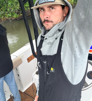 Great catch using deep sea jigging and trolling techniques in cloudy conditions!
