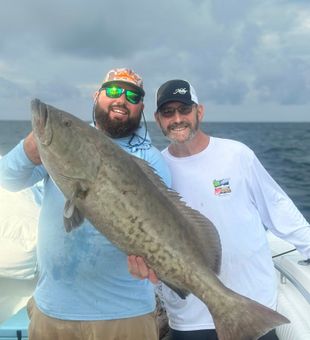 Reeling in good times on Panama City waters.