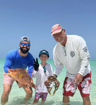 Hooked on adventure in Andros, Bahamas!