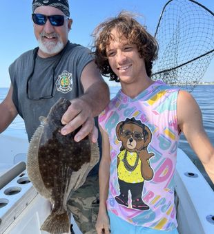 Great Flounder catch on a perfect day!