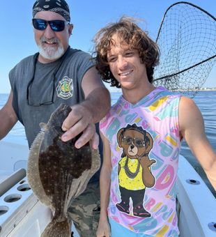Solid fluke catch on this New Jersey fishing