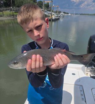 Beautiful Hilton Head redfish making the day complete!