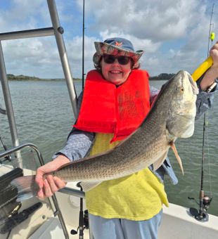 Beautiful Hilton Head redfish makes the day complete!