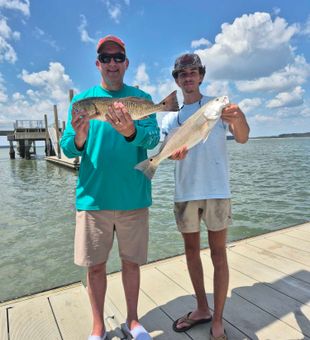 Double redfish success on Hilton Head Island!