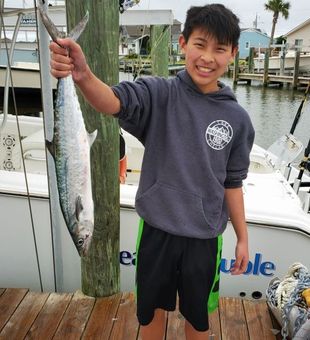 Smooth seas and steady action on a nearshore fishing trip out of Atlantic Beach, NC.