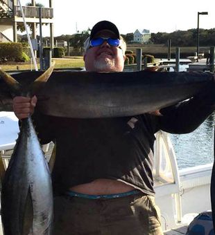 Fish with pros at Morehead City NC.
