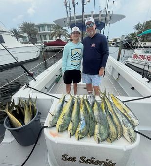 Beautiful mahi mahi haul from Tavernier waters!