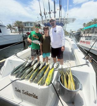 Outstanding mahi mahi fishing in Tavernier FL!