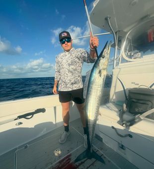 Nice wahoo brought to the boat in Tavernier!