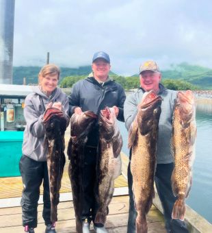 Family time well spent in beautiful Larsen Bay.