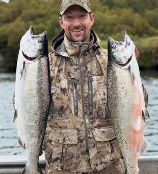 Catching Kings in Larsen Bay, AK.