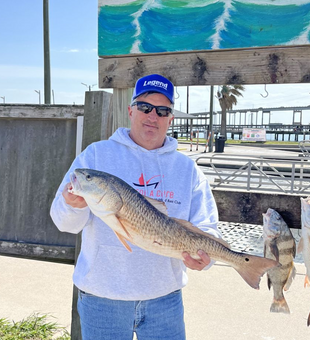 Cast, reel, repeat. Aransas Pass fishing