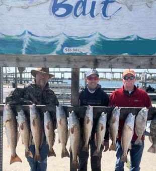 Big Redfish action on the Texas Gulf Coast!