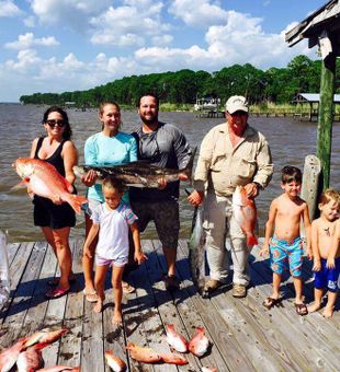 Guided fishing trip for Snapper & Grouper