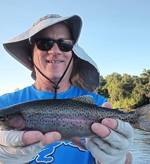 Spotted rainbow trout near Redding