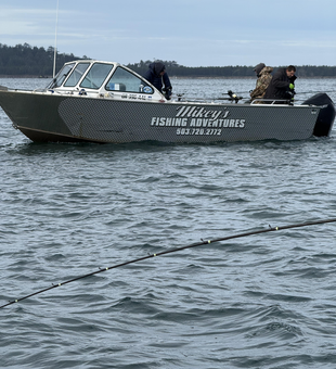 Great day on the water with multiple techniques in partly cloudy conditions.