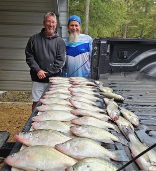 Crappie dreams come true on these calm Oakland waters. 