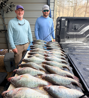 Successful day at Grenada Lake with impressive mixed catch!
