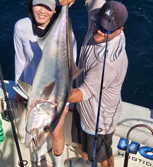 Big offshore Amberjack landed off New Smyrna Beach