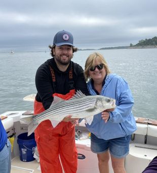 Cape Cod striper fishing adventure – strong runs and nonstop coastal action.