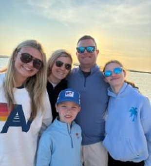 Perfect family cruise moment off Kiawah Island waters!