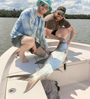 Fishing on the lake, reeling in the good times.