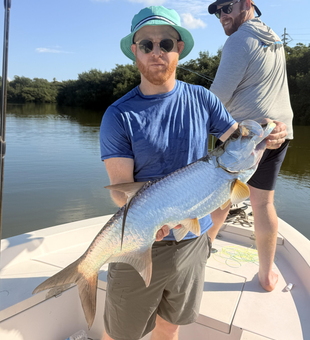 Peaceful day on the water catching some fish.