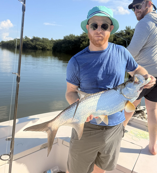 Reeled in a big one!